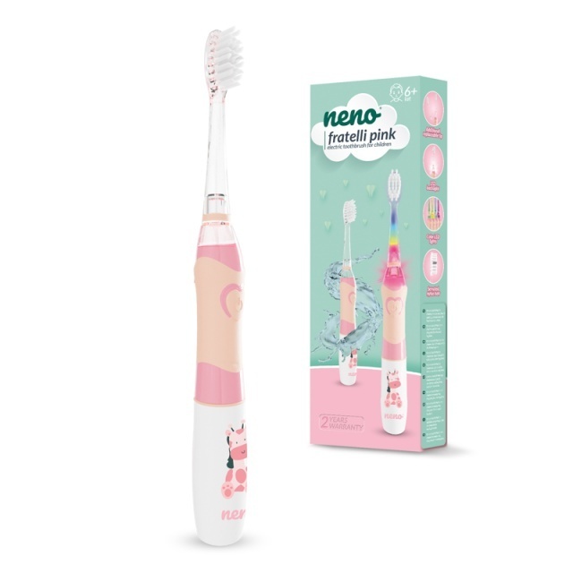 Neno Fratelli Pink - Periuță Electrică pentru Copii - imagine 11