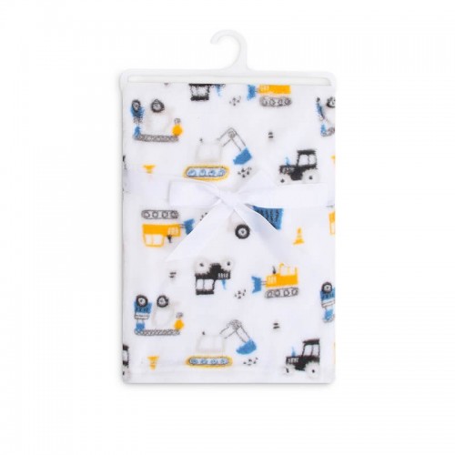 Paturica Fleece Bebe Autovehicule Mother's Choice - imagine 5