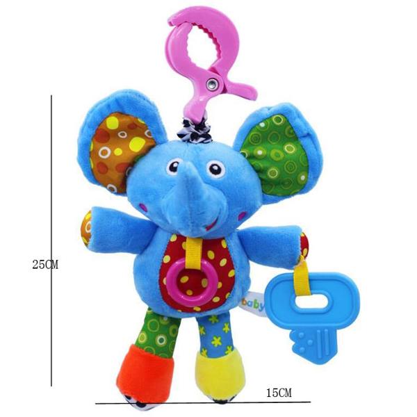 Jucărie Carucior Elefant Plus cu Sunet Piccolino