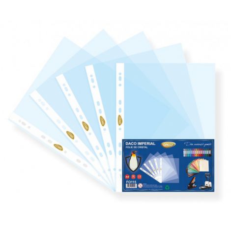 Folie Cristal A4 Milan, 115 microni, Set 50 buc