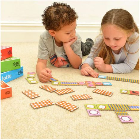 Primul meu domino Galt - Joc Educativ Colorat - imagine 3
