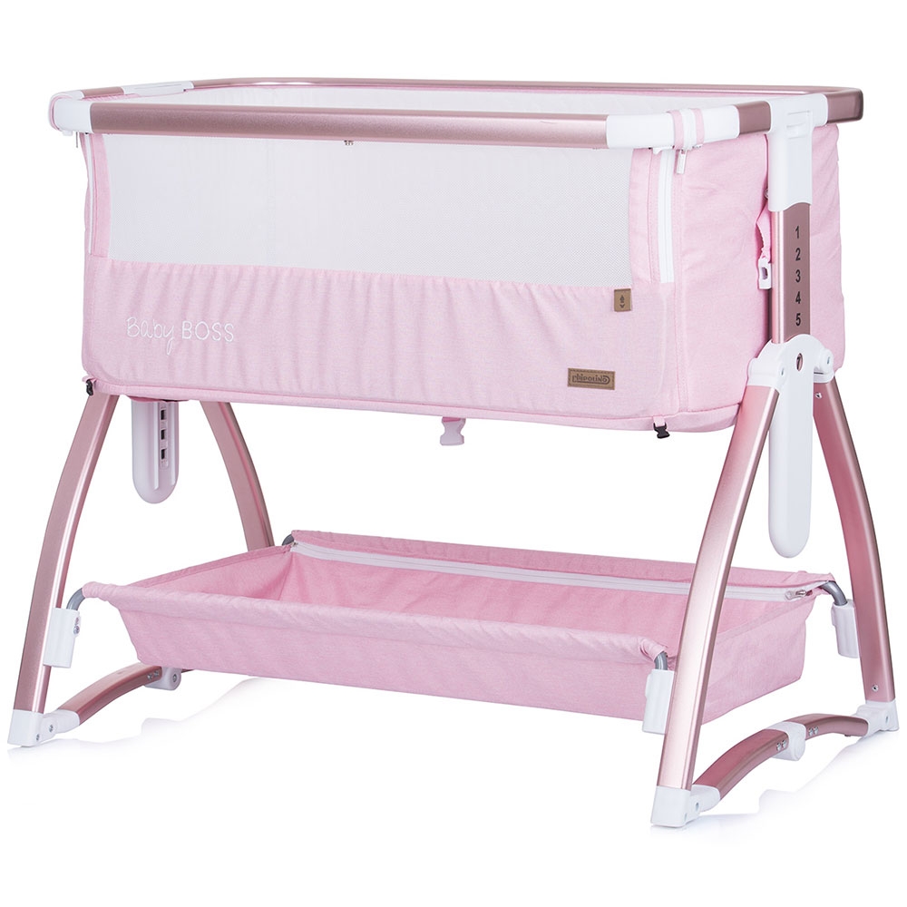 Patut Co-Sleeper Chipolino Baby Boss Blush - imagine 2