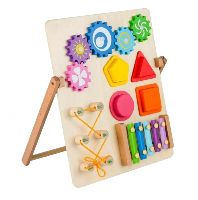 Busy Board Montessori cu Xilofon Krista