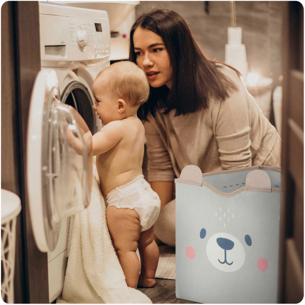 Cutie depozitare Nukido transformabilă în covor joacă - imagine 2