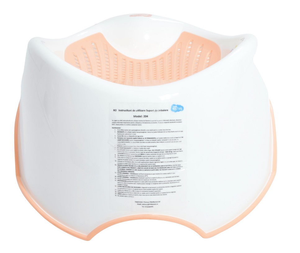 Suport Baie Little Mom Soft Pink Ergonomic - imagine 2