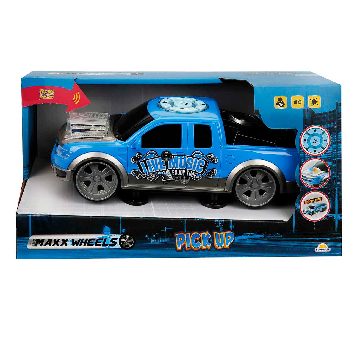 Masinita Pick Up Maxx Wheels cu Sunete si Lumini
