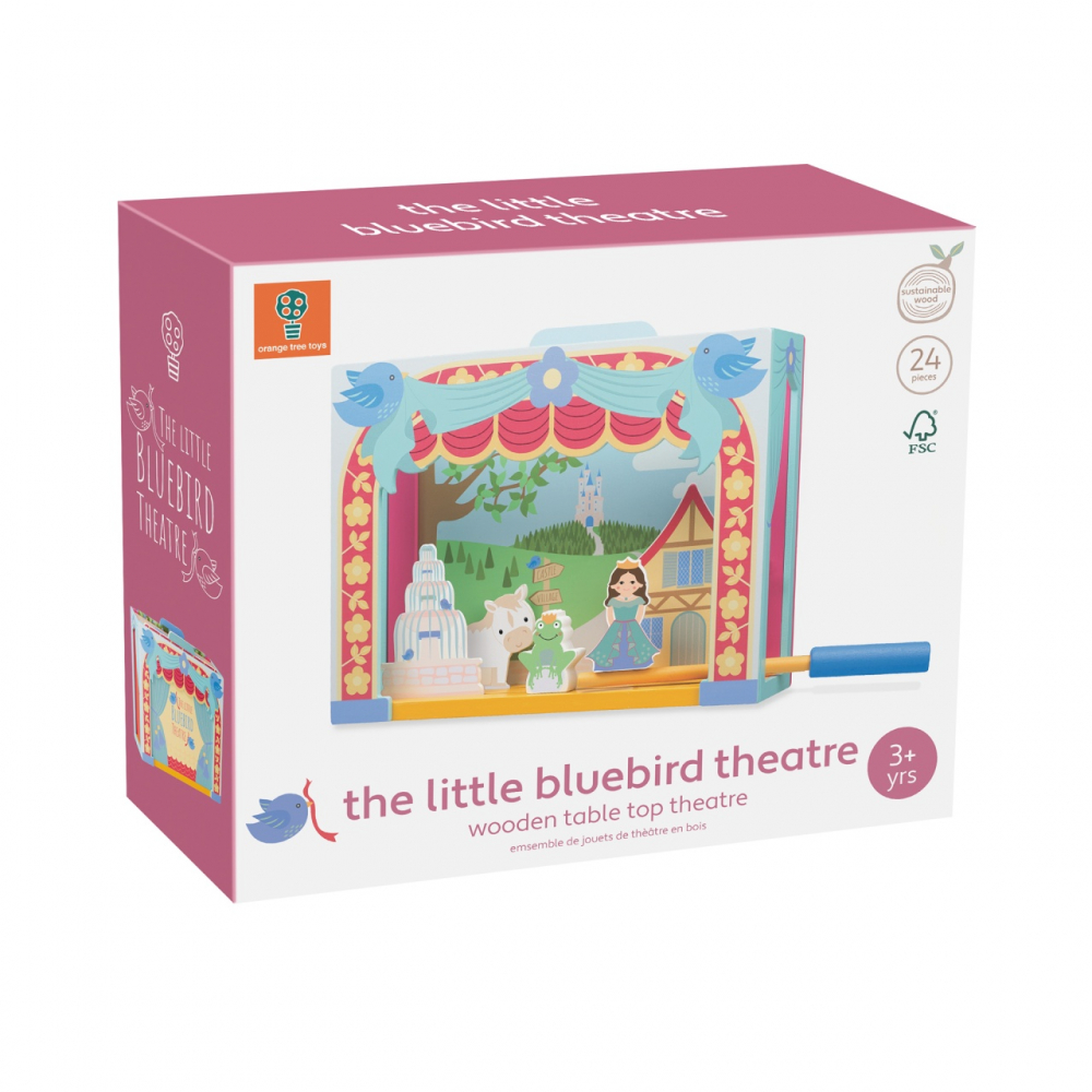 Teatru de masă din lemn Orange Tree Toys