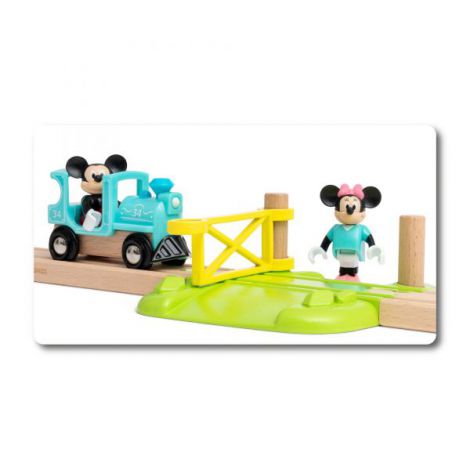 Set Tren Mickey Mouse Brio 32277 - 18 Piese - imagine 3