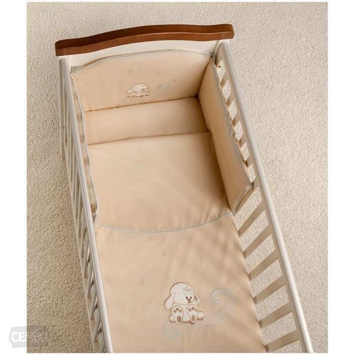 Lenjerie Cottolare Bunny bej cu protecție laterală