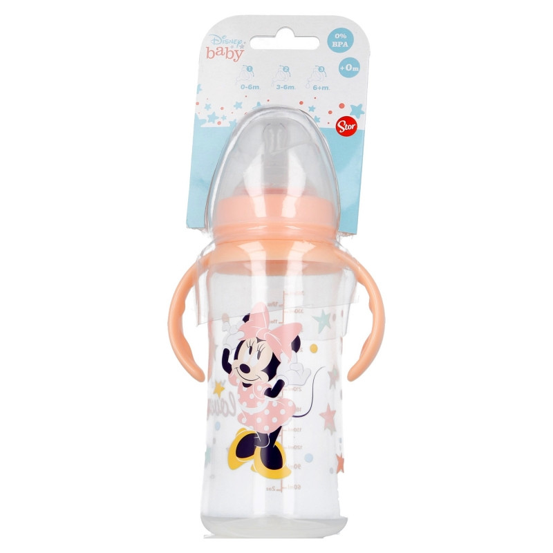 Biberon Anticolici Disney Minnie 360ml, cu Manere - imagine 4