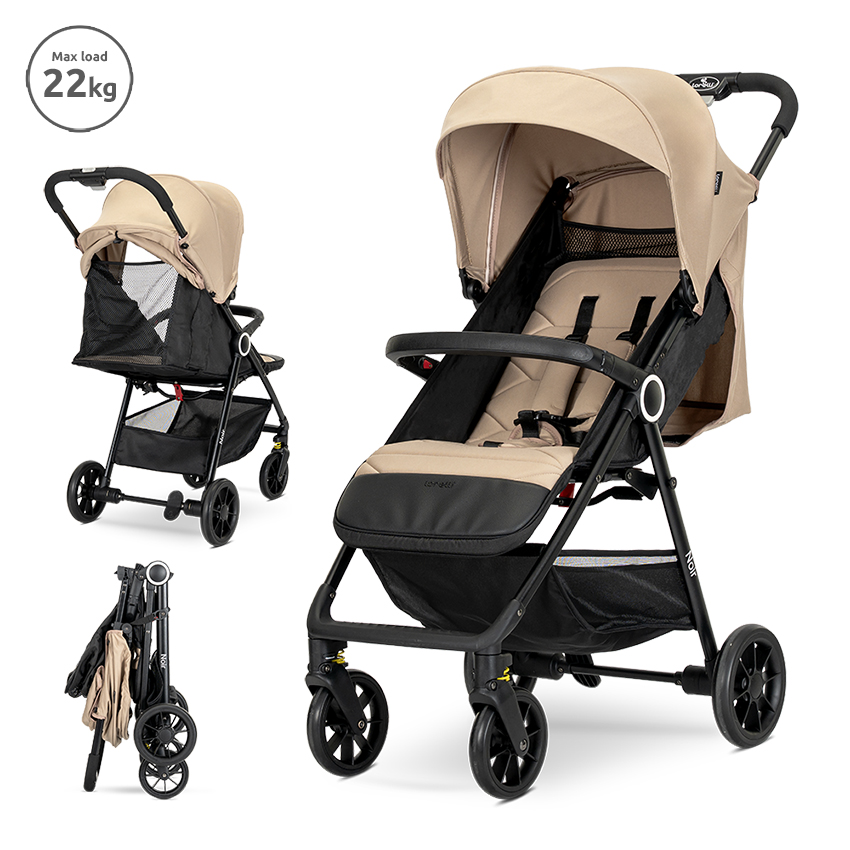 Carucior Lorelli Noir cu Pliere Rapida - imagine 4