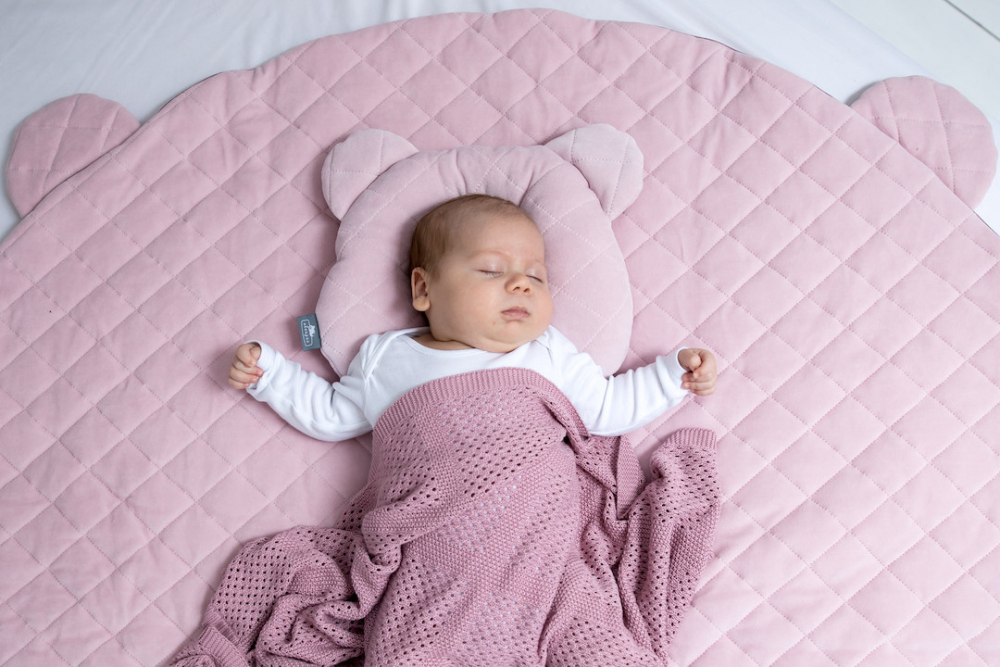 Perna Nor Pufos Royal Baby Anti-Plagiocefalie Pink - imagine 8