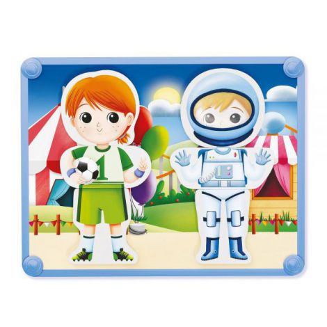 Quercetti Dress Up Carnaval - Joc Creativ Magnetic - imagine 2