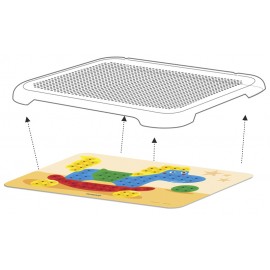 Mozaic 15 mm Miniland | Joc Educativ Creativ - imagine 4