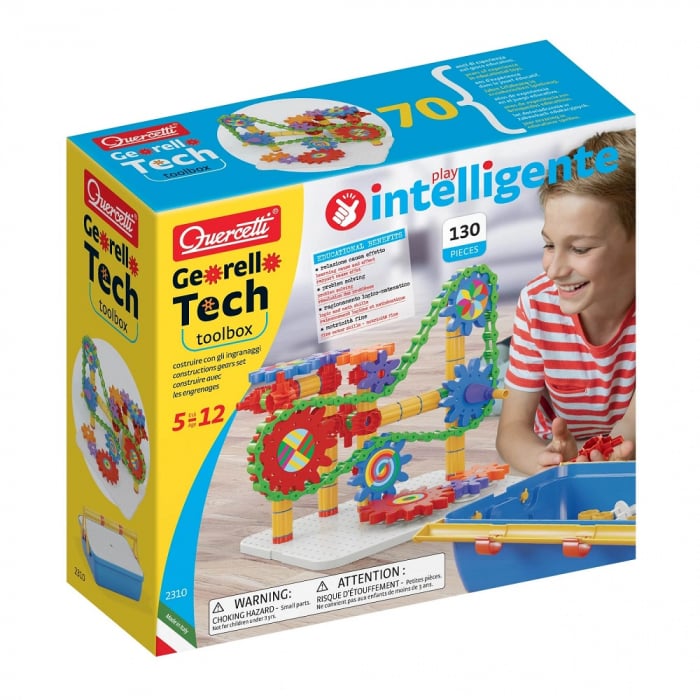 Quercetti Georello Tech Toolbox | Jucarie Constructie 3D