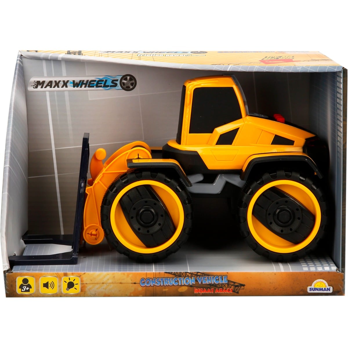 Stivuitor Maxx Wheels cu lumini si sunete