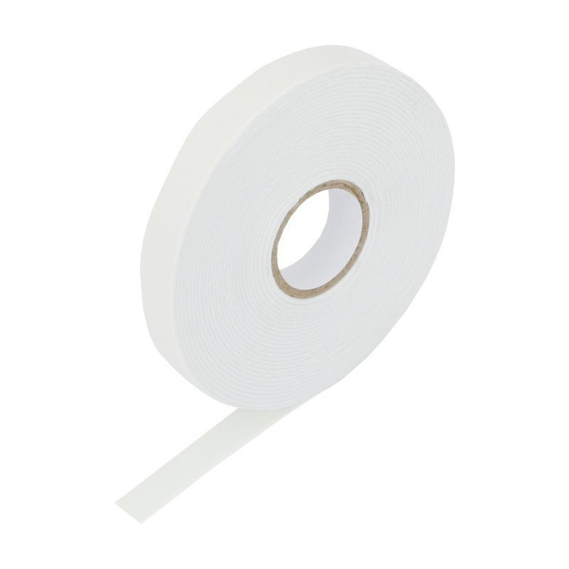 Banda Dublu Adezivă Buretată Albă 12mm Grand