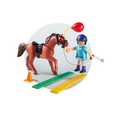 Playmobil Dresor și Cal: Jucărie Educativă - imagine 4