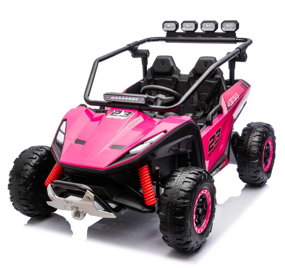 UTV electric pentru 2 copii, Kinderauto Vector Dune-Buggy, 300W, 24V, echipare premium, roz