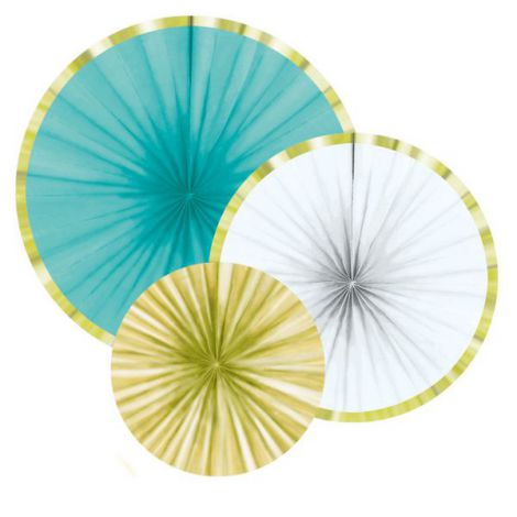 Set Decoratiuni Floare Tropicale Amscan, 3 Buc