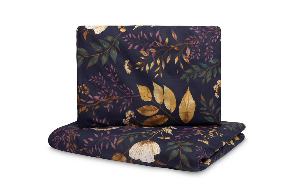 Lenjerie Pat Copii Sensillo Florarie, 100% Bumbac - imagine 5