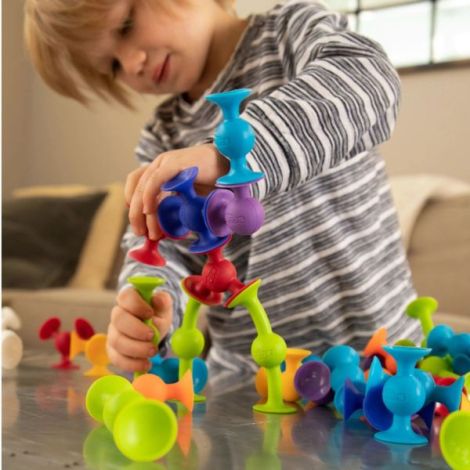 Squigz Deluxe Fat Brain Toys - Jucărie Constructie - imagine 2