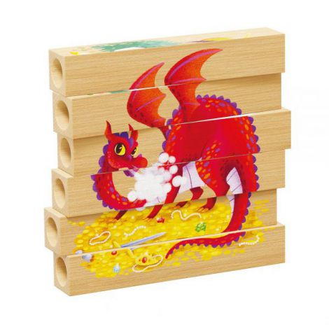 Quercetti Puzzle Animale Fantastice Bio - imagine 3