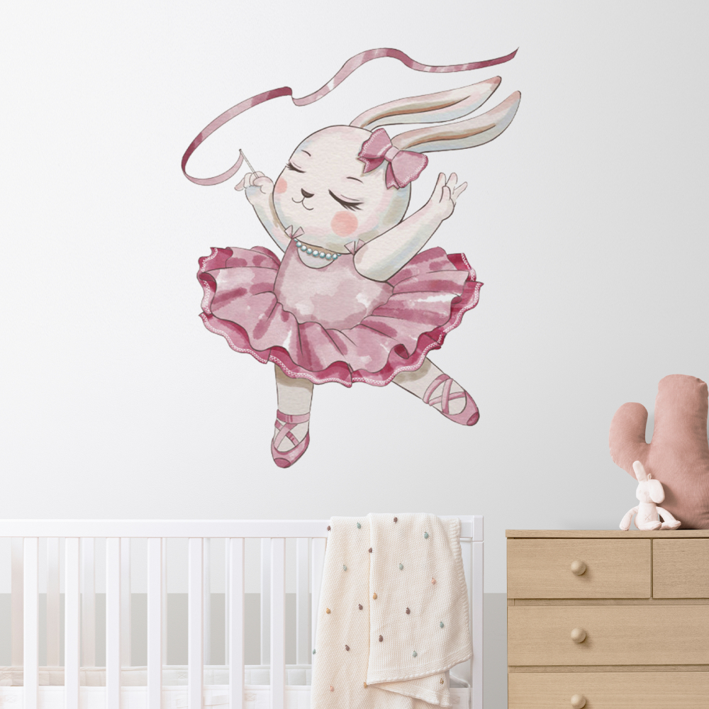 Sticker Decorativ Iepurasul Balerina Sipo, 61x50 cm - imagine 5
