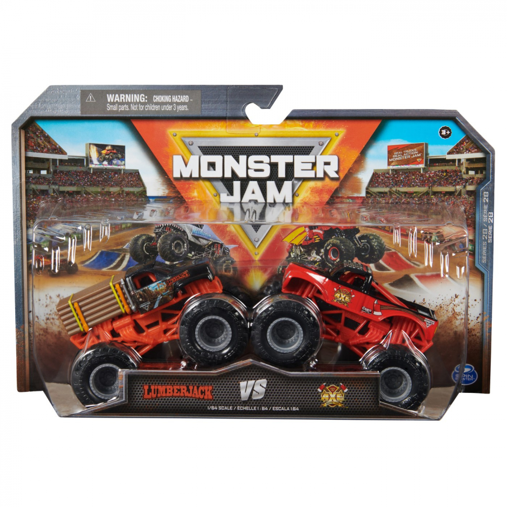 Set 2 Mașinițe Monster Jam Spin Master 1:64