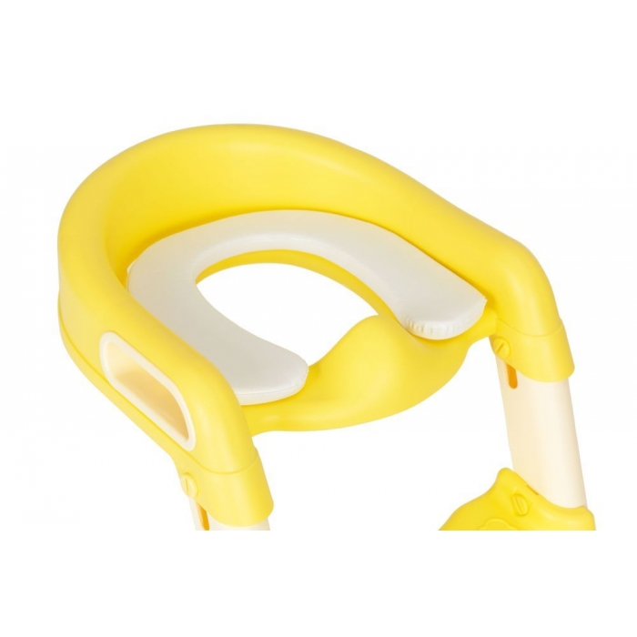 Reductor Toaleta cu Scara Ecotoys Galben - imagine 6