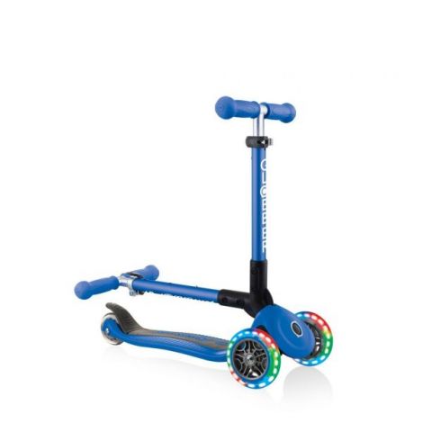 Trotineta Globber Primo Lights Pliabila Albastru - imagine 10
