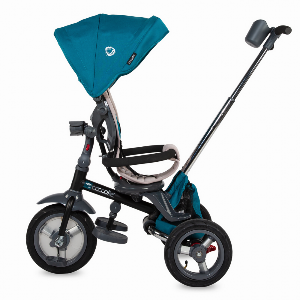 Tricicleta Coccolle Velo Air 4in1 Verde, Pliabila - imagine 4