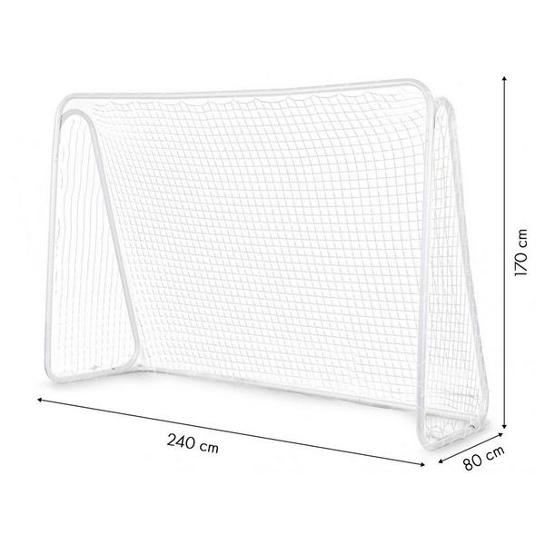 Poarta Fotbal Ecotoys 240x170 cm, Metal Robust - imagine 3
