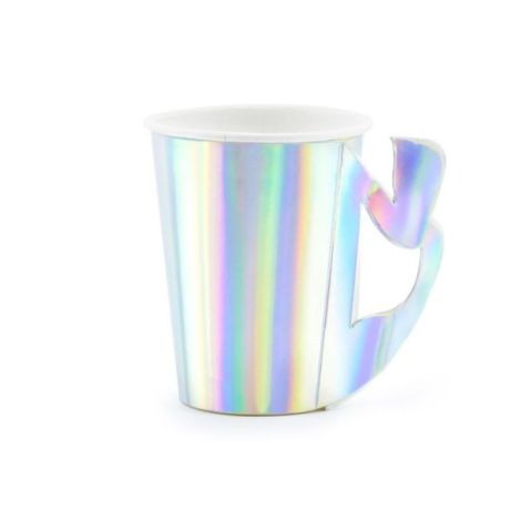 Pahare Sirena Iridescent Magice Party Deco