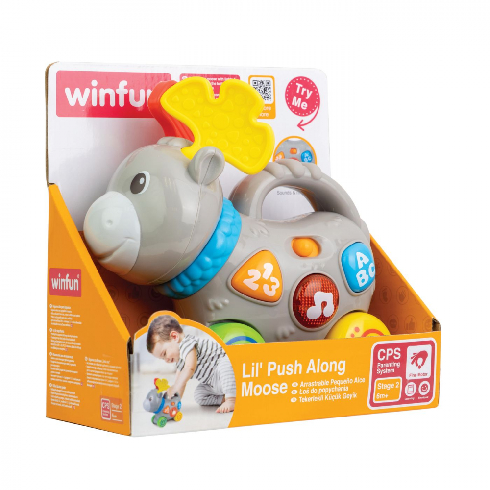 Winfun Jucărie de Împins Elan - Dezvoltare și Distracție
