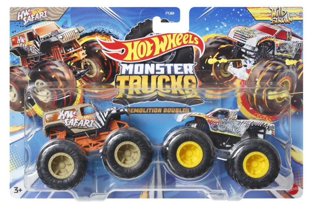 Set Hot Wheels Monster Truck 1:64 - Mattel