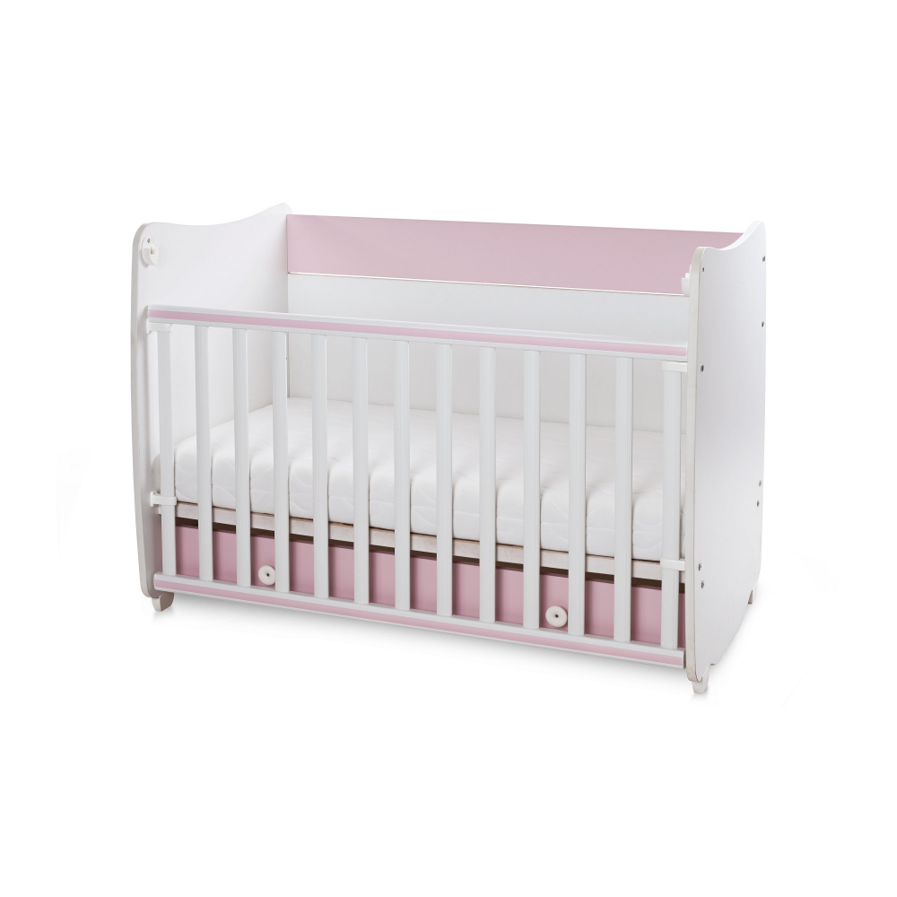 Patut balansoar Lorelli Dream 60x120 cm, Alb/Roz - imagine 4