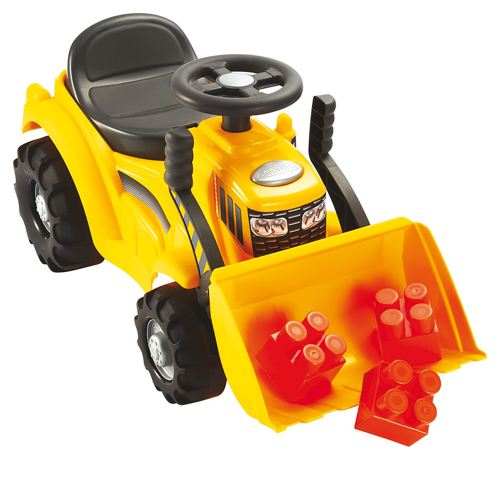 Tractoras Ecoiffier cu cupă și 6 cuburi - imagine 4