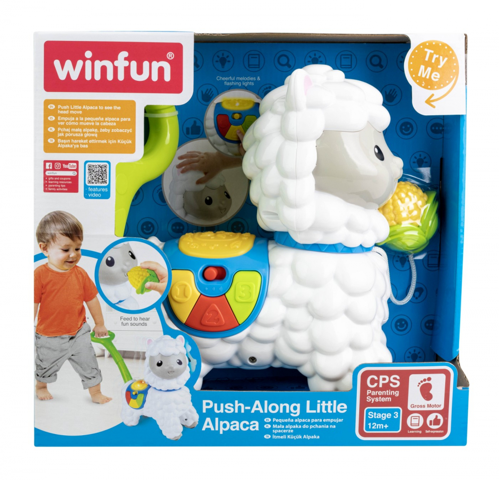 Jucărie Împins Alpaca Winfun cu Muzică și Lumini