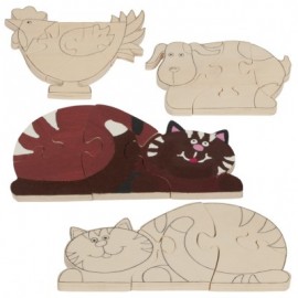 Puzzle Decorat Animale Beleduc | Creativitate - imagine 4