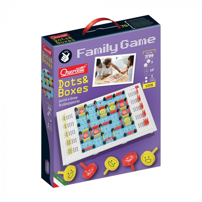 Joc de Strategie Quercetti DotsBoxes, 2 Jucători