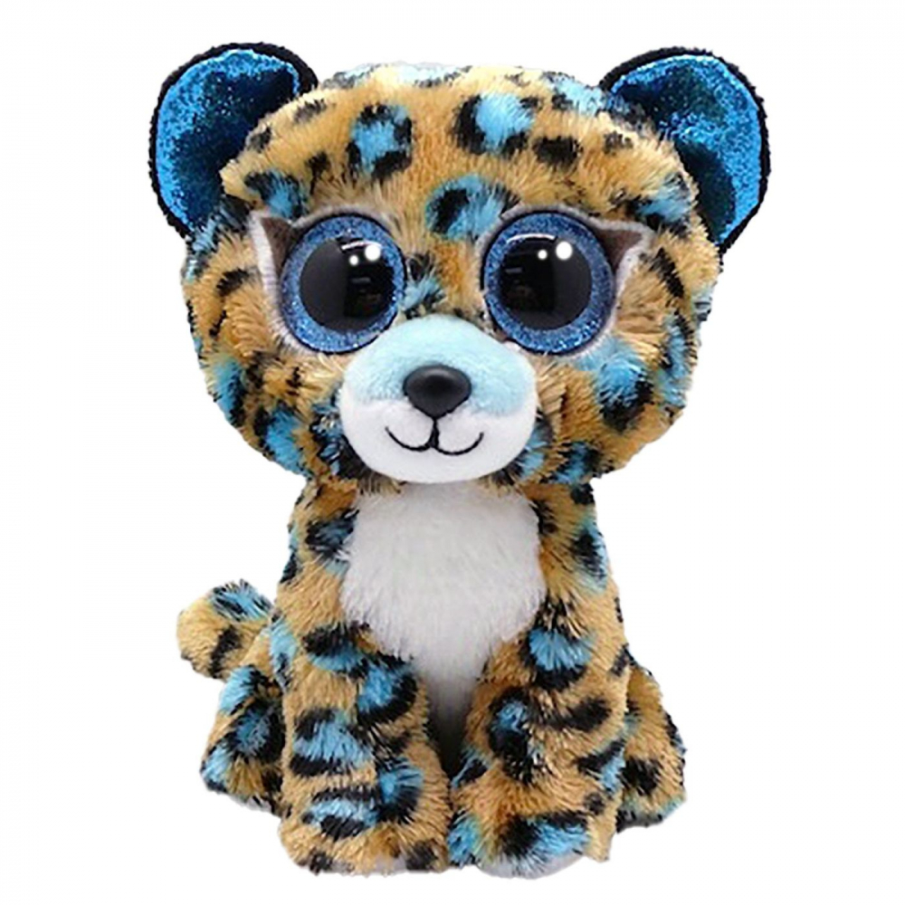 PLUS TY Boos Leopard Albastru 15cm | Jucărie Moale