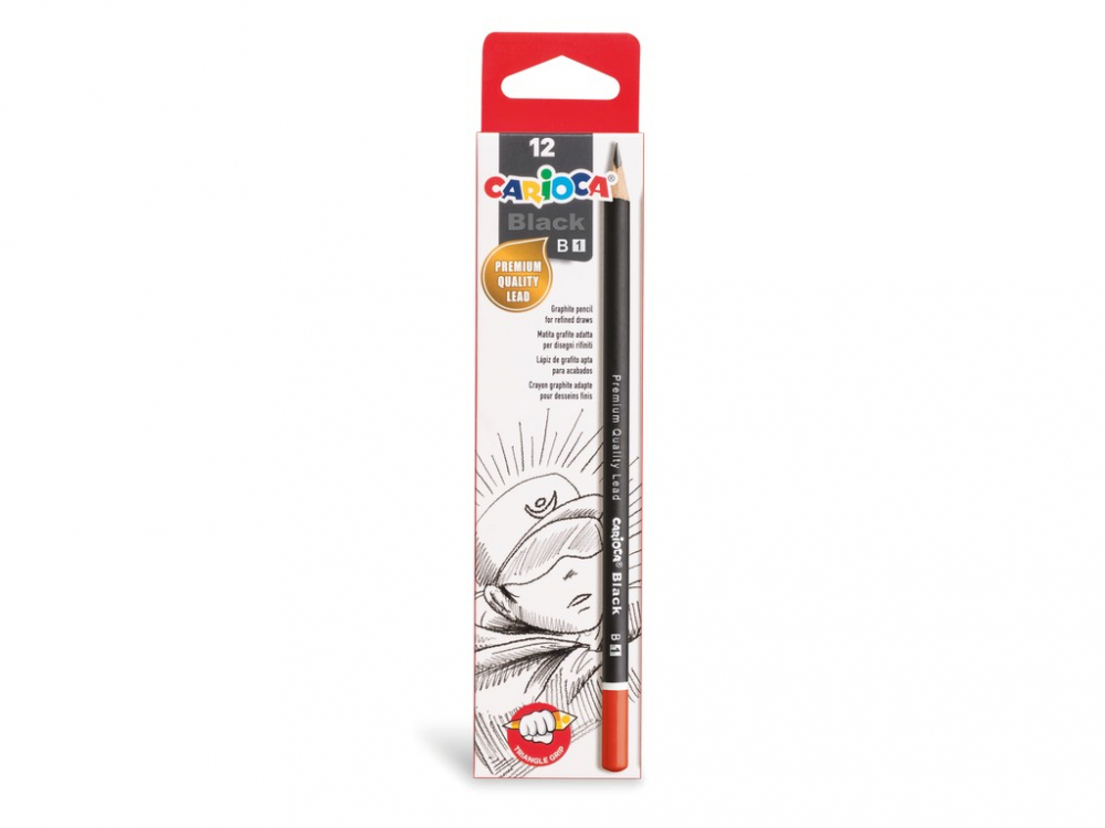 Set 12 Creioane B Carioca Ergonomice