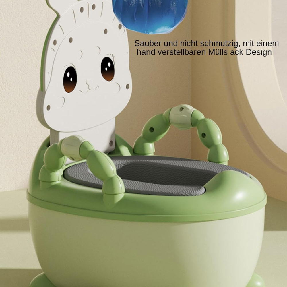 Olita Little Mom Cute Rabbit Green, cu adaptor moale - imagine 9