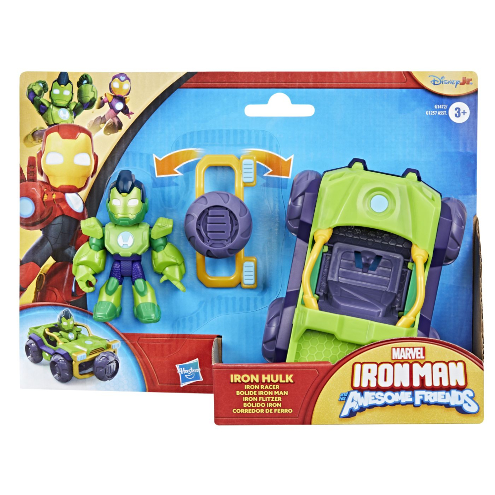 Hasbro Iron Hulk - Set Vehicul Figurină 2-în-1