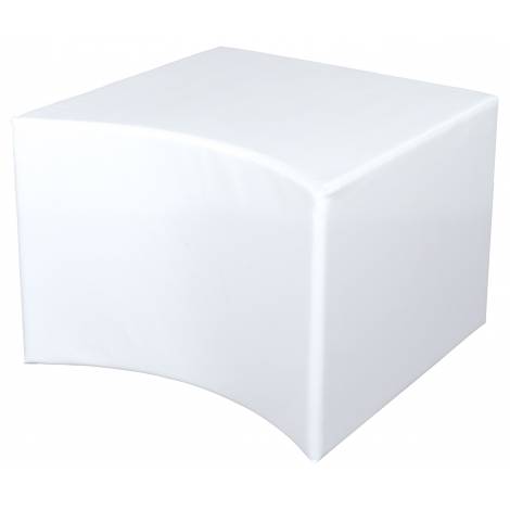 Puf Alb Concav Moje Bambino 44 cm