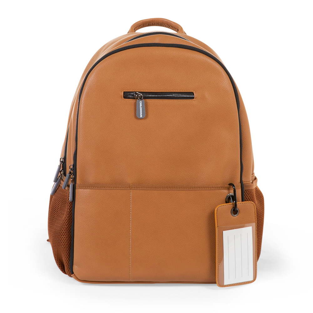 Rucsac infasat Childhome eco-leather maro - imagine 7