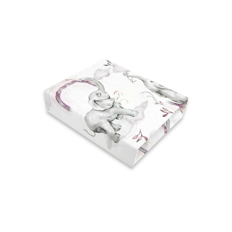 Cearceaf Qmini Bumbac Elastic 120x60 cm