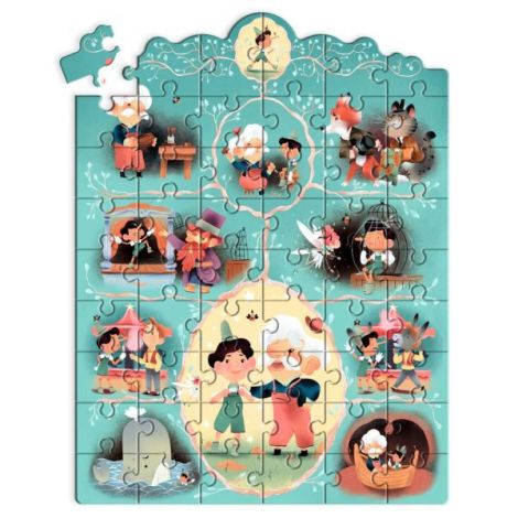 Puzzle Poveste Pinocchio Djeco - Joc Educativ - imagine 3