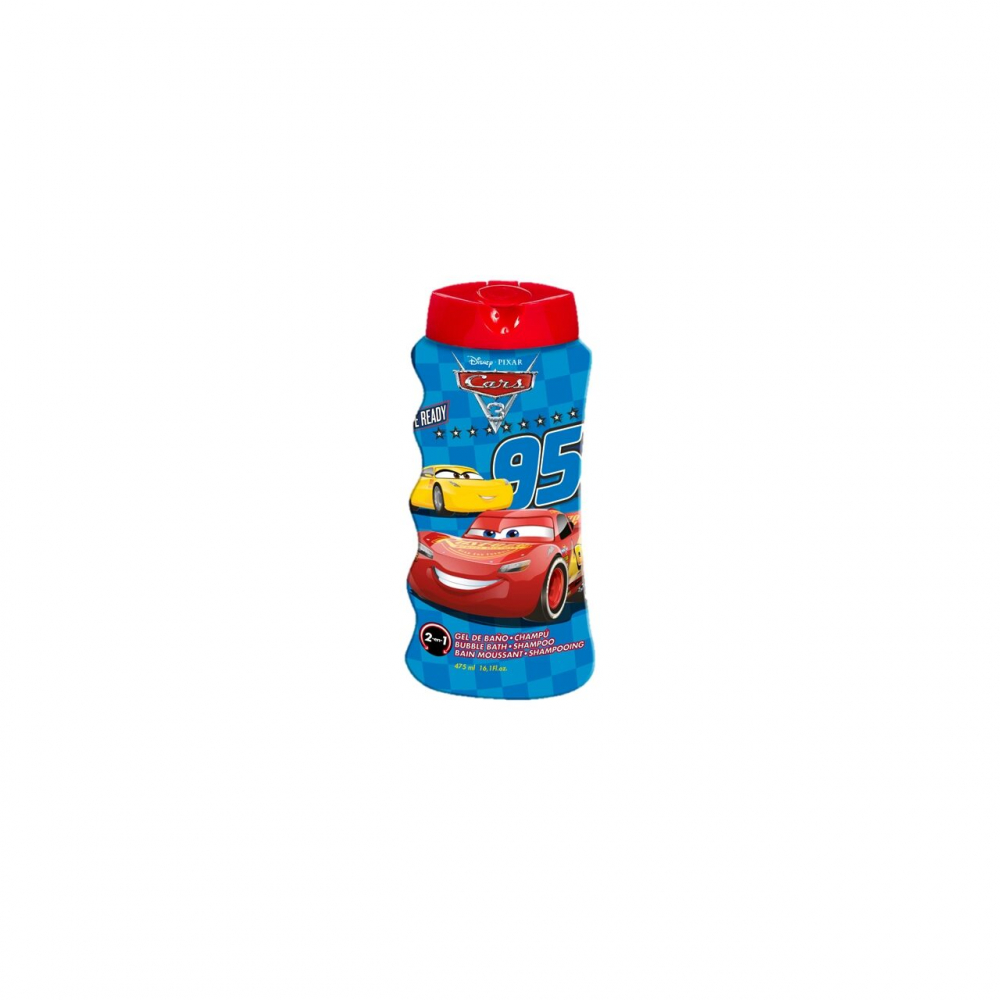 Gel de dus și șampon 2 în 1 Disney Cars, 475 ml